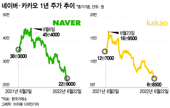 "내려갈리 없지" 믿었던 '국민주' 몰락…물타고 또 물타는 개미들
