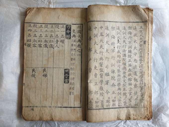경국대전 권1~2. /사진제공=문화재청