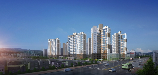 초혁신도시 반도유보라 마크브릿지 투시도 /사진=반도건설