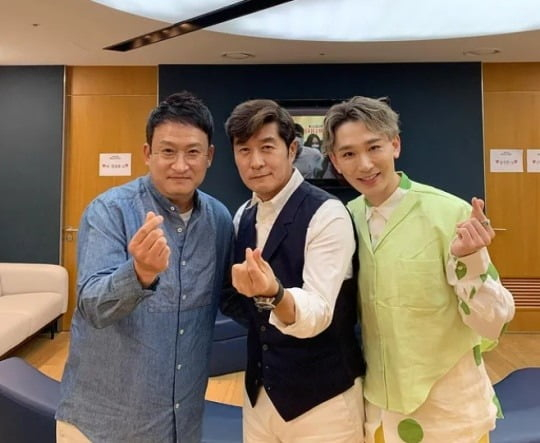 (왼쪽부터) 서경석, 김상중, 김호영 / 사진=김호영 인스타그램 캡처
