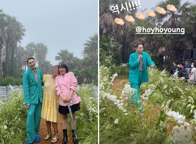 뮤지컬 배우 김호영과 코미디언 김영희./사진=김영희 인스타그램