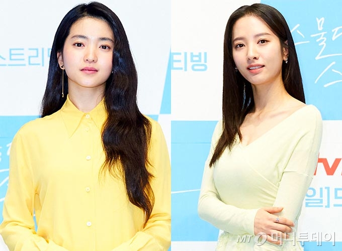 배우 김태리, 그룹 우주소녀 보나/사진제공=tvN