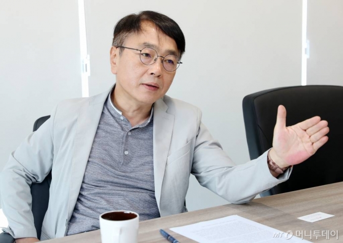 전명인 롯데벤처스 대표 /사진=김휘선 기자 hwijpg@