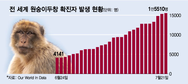 원숭이 두창 '비상사태' 선언