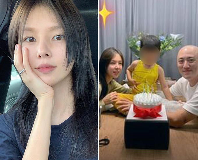 조수애 전 JTBC 아나운서(왼쪽)와 그의 남편 박서원 두산매거진 대표, 아들의 모습(오른쪽)/사진=조수애 인스타그램
