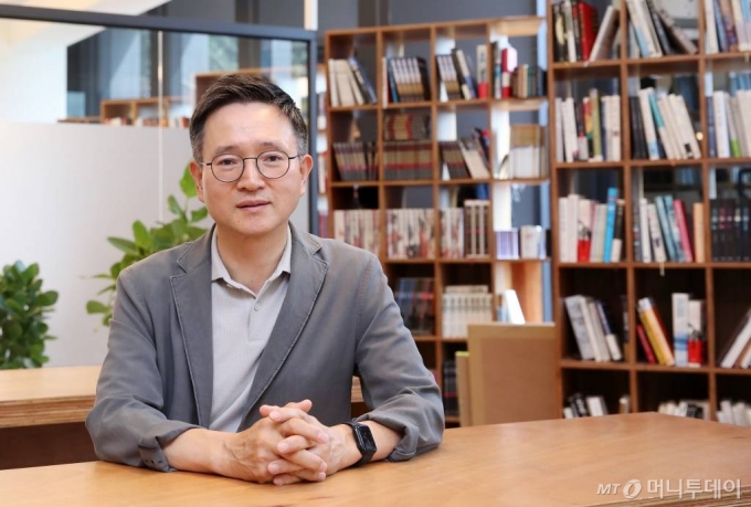 윤건수 DSC인베스트먼트 대표 인터뷰 /사진=김휘선 기자 hwijpg@