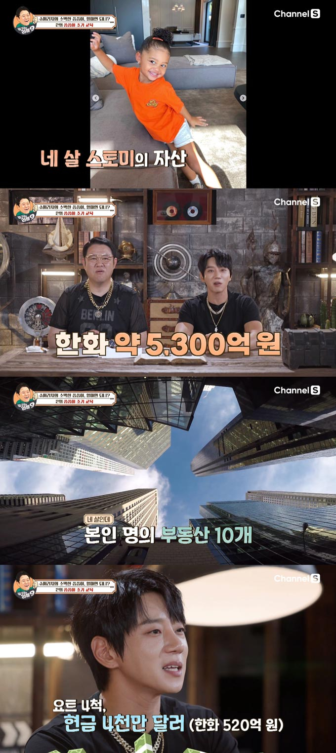 /사진=채널S '김구라의 라떼9' 방송 화면 캡처