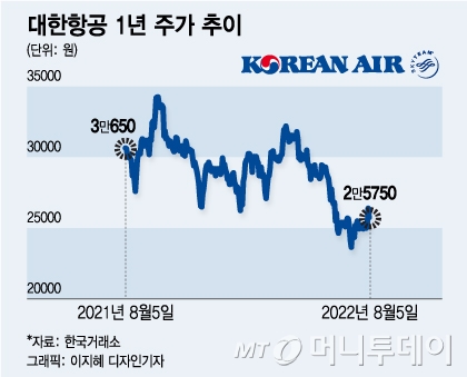 "주가는 이미 내려간 상태"…대한항공 여객수요 업고 이륙할까