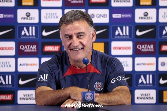 크리스토프 갈티에 PSG 감독./AFPBBNews=뉴스1