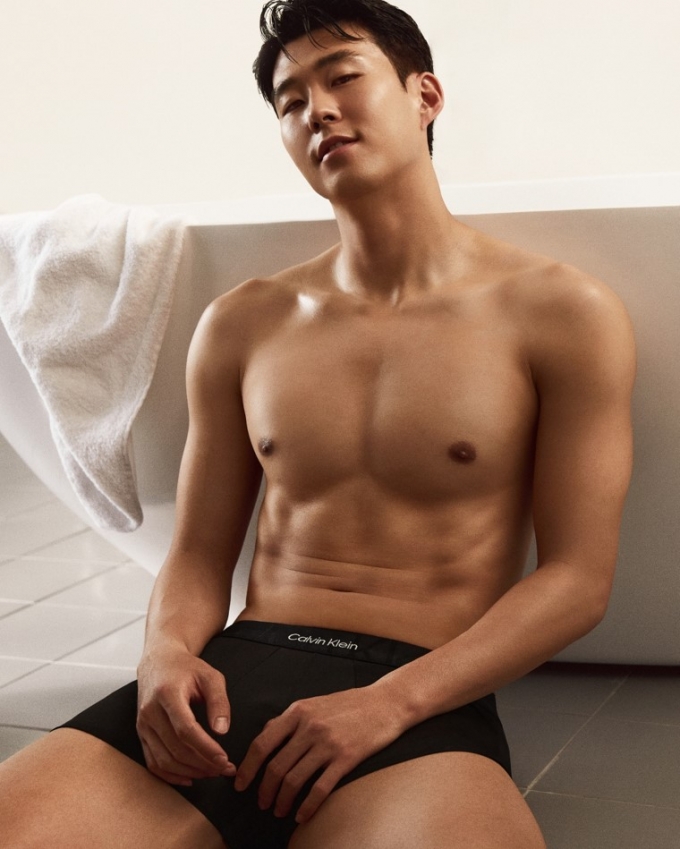축구선수 손흥민./사진제공=캘빈클라인 언더웨어