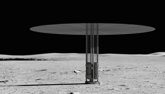 미국항공우주국(NASA)이 달 표면에서 가동할 초소형 원전 상상도. / 사진=미국항공우주국(NASA)
