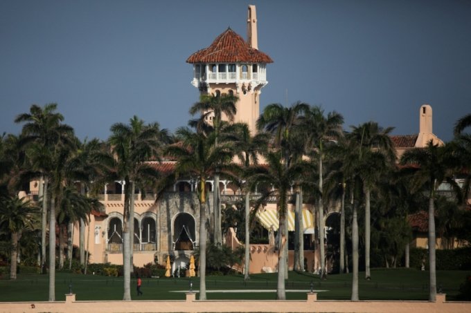 미 플로리다 팜비치에 있는 도널드 트럼프 전 미국 대통령의 마라라고 리조트 자택 전경/ⓒ로이터=뉴스1