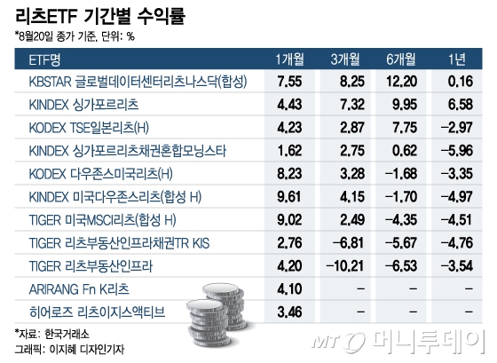 국내 리츠 ETF 울 때 해외ETF는 웃었다…수익률 차이 왜?