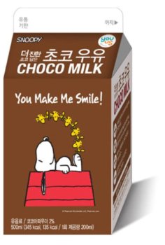 더진한초코우유(스누피우유)/사진= 온라인쇼핑몰