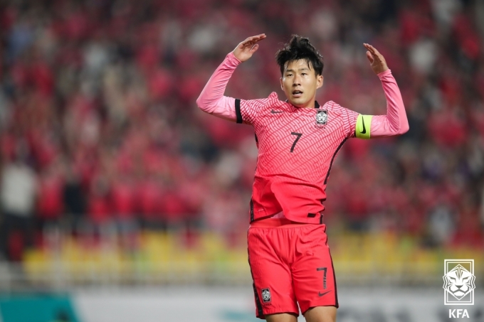 손흥민. /사진=대한축구협회 제공