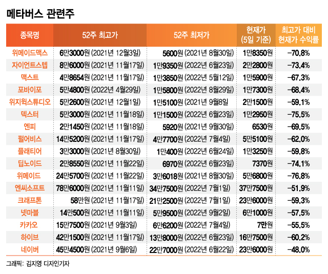 1500% 폭등하다 70% 폭락..메타버스 고꾸라진 이유는