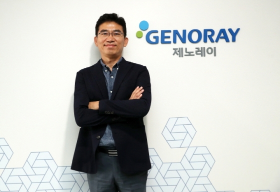 ▲엑스레이 진단장비 제노레이 박병욱 대표 /사진=머니투데이 김휘선 기자