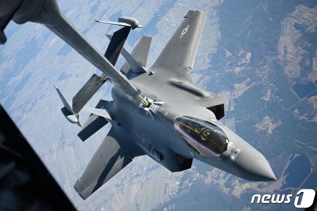미국 록히드마틴사의 F-35 전투기의 모습. ⓒ 로이터=뉴스1 