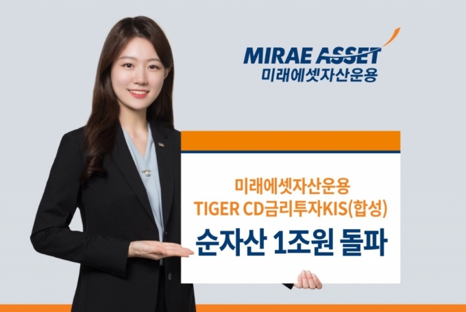 미래에셋 'TIGER CD금리투자KIS' ETF, 순자산 1조원 돌파