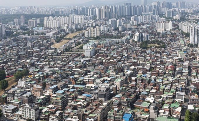 서울 시내 한 저층 빌라촌 전경. /사진제공=뉴시스