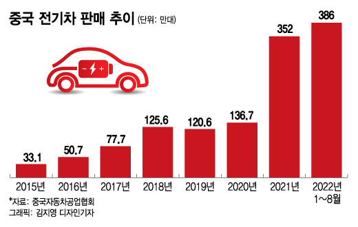 공룡 돼가는 中 전기차 산업