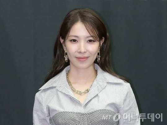 가수 보아가 지난달 23일 서울 마포구 상암동에서 열린 Mnet 예능 '스트릿 맨 파이터' 제작발표회에 참석한 모습. /사진=김창현 기자
