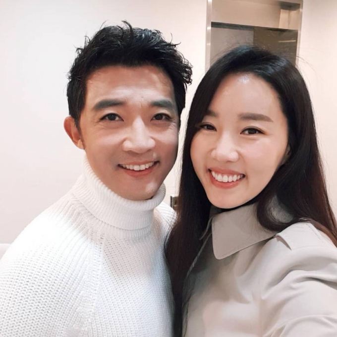 배우 안재욱, 뮤지컬 배우 최현주 부부./사진=최현주 인스타그램