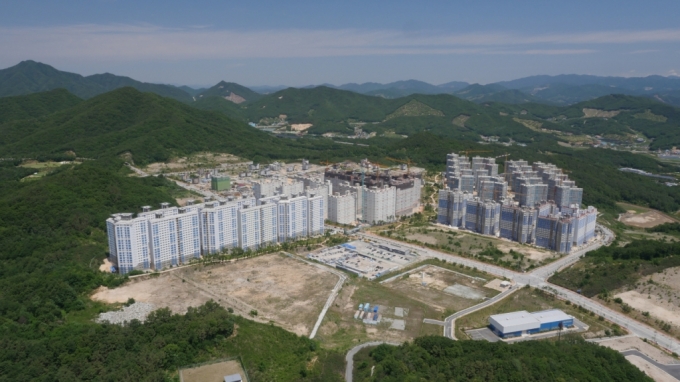 서충주 신도시 전경. /사진제공=충주시