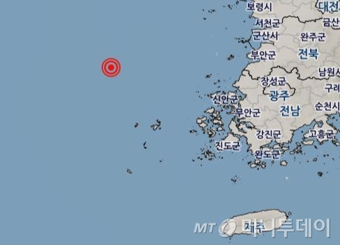 신안 흑산도 먼바다서 규모 2.1 지진…기상청 