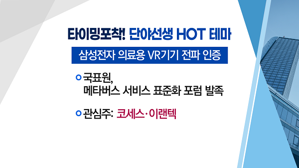 [매매의 기술] 메타버스 핵심장비 삼성 납품 이력 부각 <코세스>