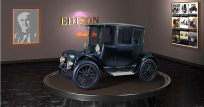 조각상품으로 나온 ‘1913 에디슨 전기자동차’/사진=레오파트라 