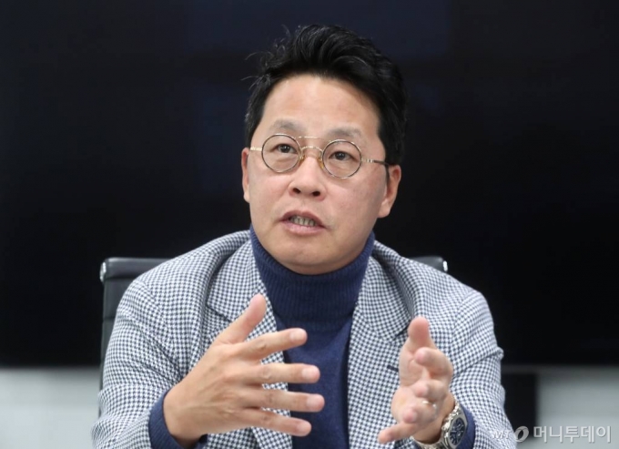 3일 조좌진 롯데카드 대표 인터뷰 /사진=홍봉진기자 honggga@