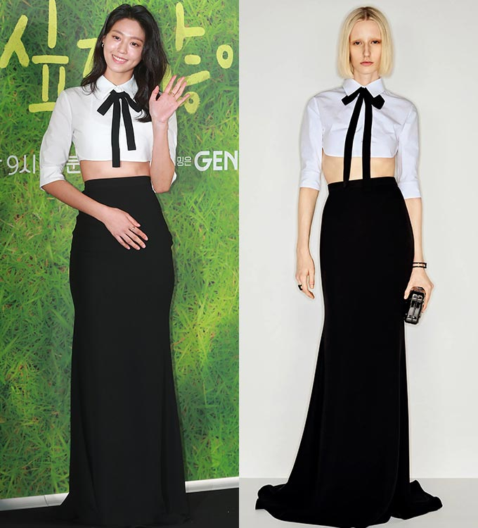 그룹 AOA 출신 배우 설현, &#039;발렌티노&#039; 2023 리조트 컬렉션 룩북./사진=이동훈 기자 photoguy@, 발렌티노(Valentino)