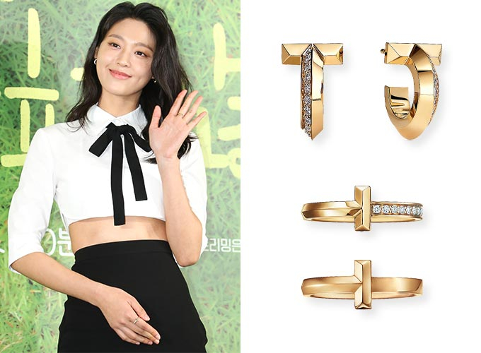그룹 AOA 출신 배우 설현./사진=뉴스1, 티파니(Tiffany&amp;Co.) /편집=이은 기자