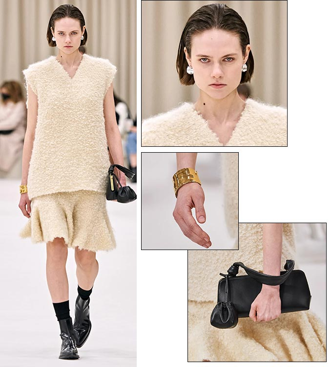 질 샌더 2022 F/W 컬렉션 쇼./사진=질 샌더(Jil Sander) /편집=이은 기자