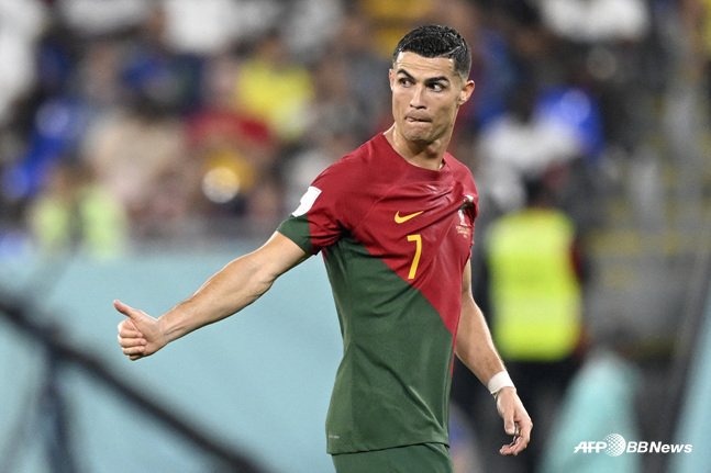 월드컵 5회 연속 득점 대기록을작성한 크리스티아누 호날두. /사진=AFPBBNews=뉴스1