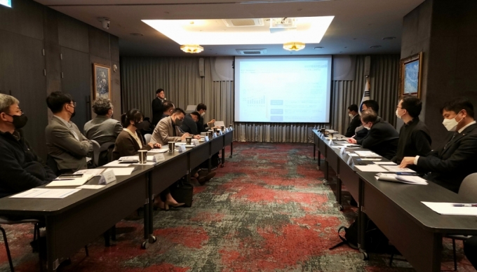 11월 29일 서울 강남구 호텔인나인에서 열린 중견기업 신사업 진출 간담회 현장 /사진=탤런트뱅크 제공 