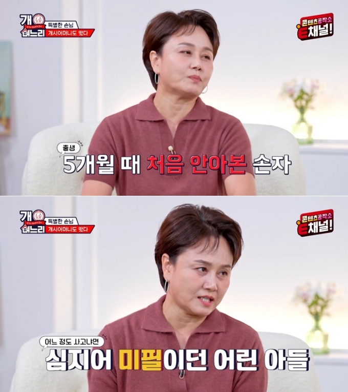 /사진=E채널 '개며느리'