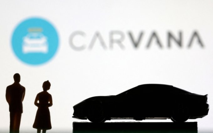 Carvana logo is seen in this illustration taken June 27, 2022. REUTERS/Dado Ruvic/Illustration /사진=로이터=뉴스1