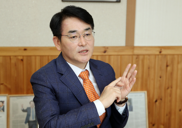 박용진 더불어민주당 국회의원/김휘선 기자 
