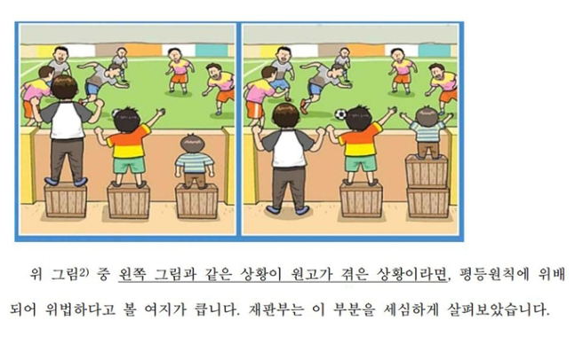 서울행정법원 행정11부가 지난달 2일 그림을 첨부해 이해하기 쉬운 방식으로 쓴 '이지 리드 판결문' 일부. /사진제공=서울행정법원