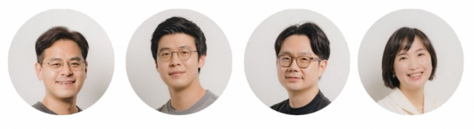레몬베이스의 공동창업자들. (왼쪽부터)권민석 CEO, 김현철 CTO, 현정환 COO, 김안나 CPSO(Chief People Science Officer)/사진제공=레몬베이스