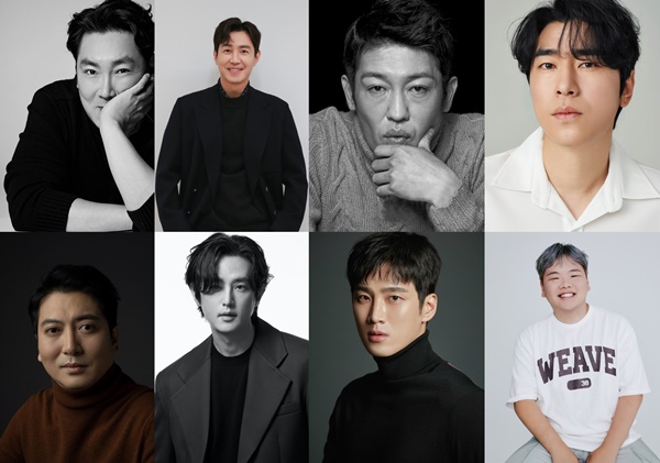 조진웅(왼쪽 상단부터 시계방향) 최원영 허성태 이시언 곽튜브 안보현 권율 박명훈, 사진제공=각 소속사
