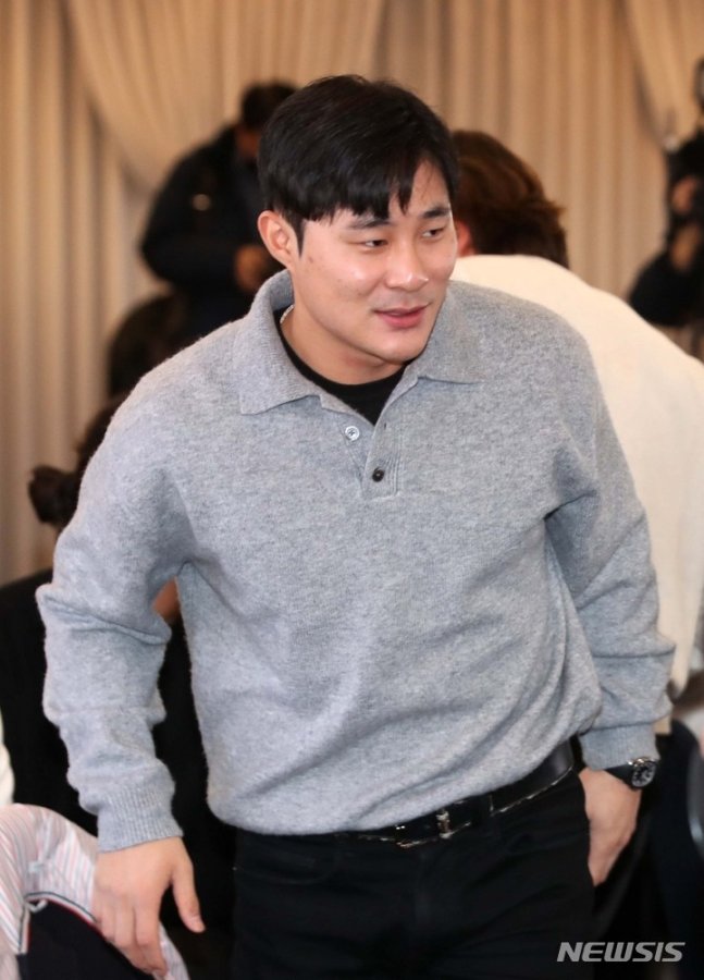 김하성이 지난 16일 서울 강남구 리베라호텔에서 열린 2023 WBC 대표팀 오리엔테이션에 참석하고 있다.