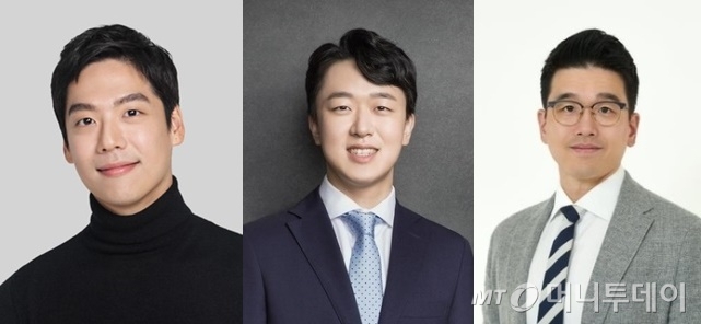 사진 왼쪽부터 담서원 오리온 수석부장, 신상열 농심 상무, 이선호 CJ제일제당 경영리더./사진제공=각 사
