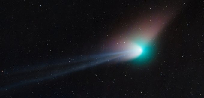이시우씨가 지난달 28일 강원도 인제군에서 천체망원경을 통해 촬영한 ZTF 혜성. / 사진제공=한국천문연구원