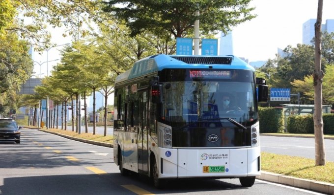 BYD의 전기버스/사진=중국 인터넷