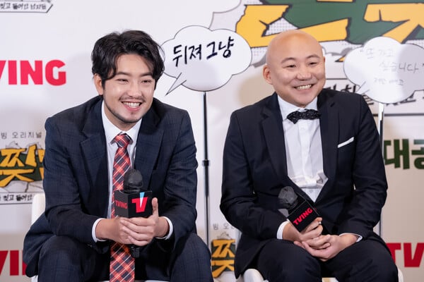 이말년(좌),주호민(우)/사진=티빙