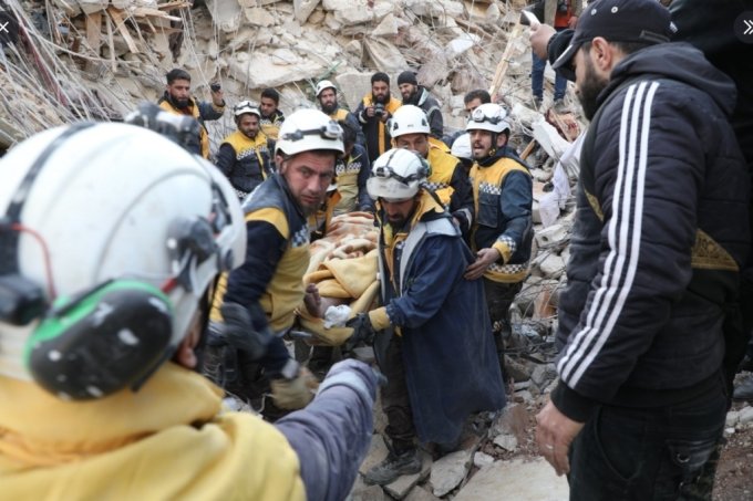 /사진=&#039;하얀 헬멧&#039;(The White Helmets) 공식 트위터