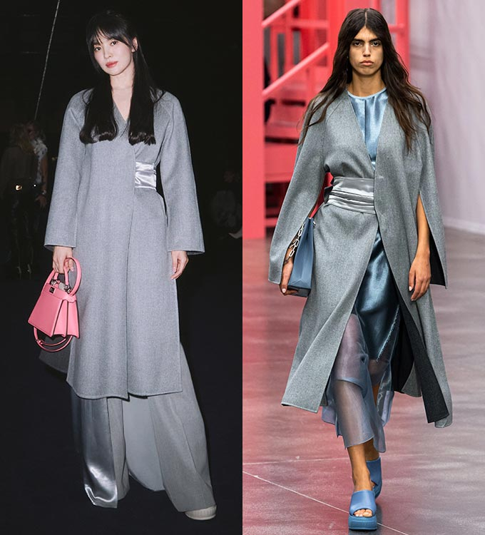 배우 송혜교, 펜디 2023 S/S 컬렉션 쇼./사진=펜디(FENDI)